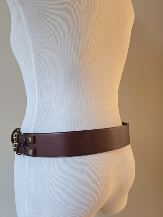 NEW Madewell Sculpted Wavy-Buckle Belt in Dried Olive suede NY202 S (27-28”) $78 Madewell Triple Keeper Suede Belt (Women) | Nordstromrack main image 3